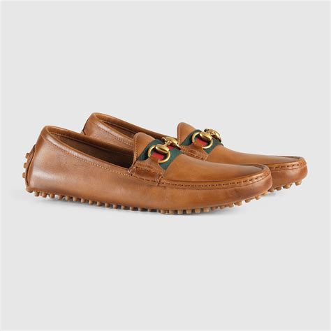 gucci leather horsebit driver sale|Gucci drivers loafers.